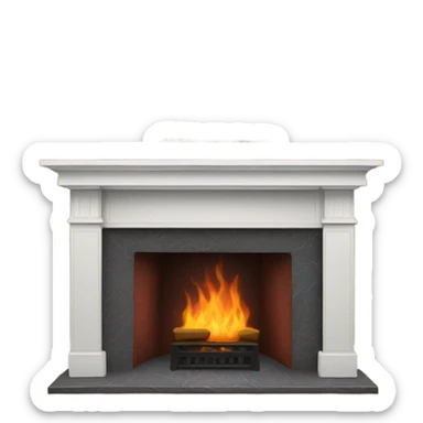 fireplace mantle sticker