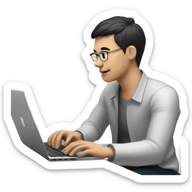 a chinese data scientist  sticker