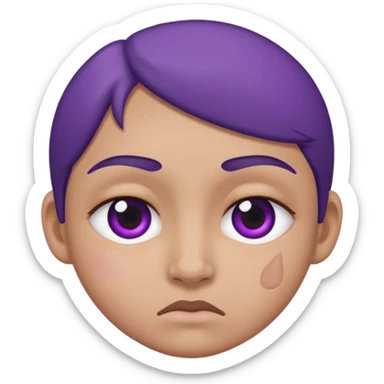 bruises around the eye around the eyes sticker