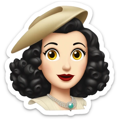 Hedy Lamarr with wifi antenna sticker