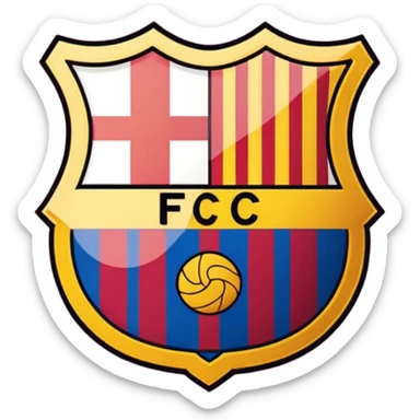 Barcelona logo emoji sticker