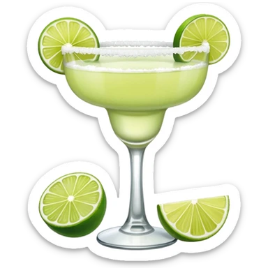 a classic margarita cocktail  sticker