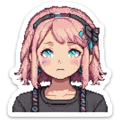 confused in-love person sticker