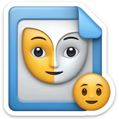 assurance document sans visage sticker