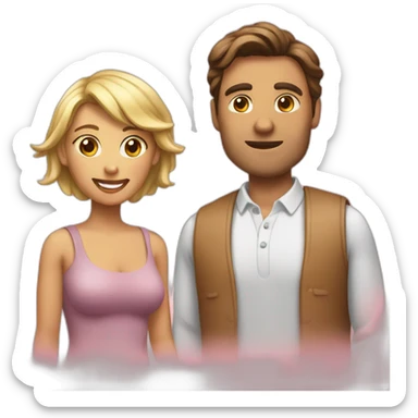 Sex homme et femme sticker