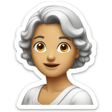 italian woma sticker