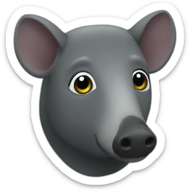 tapir kingdom sticker