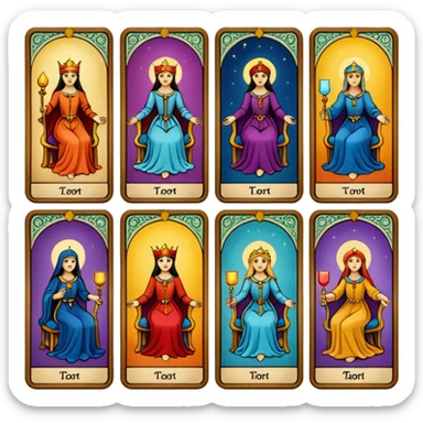Tarot Cards sticker