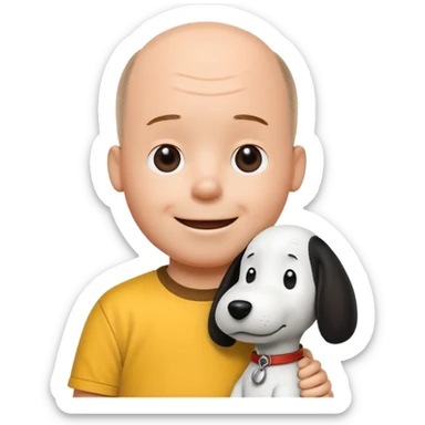 charlie brown and snoopy sticker
