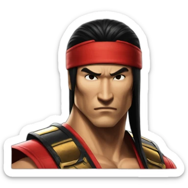 Mortal kombat liu kang sticker