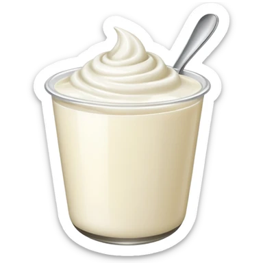 Yogurt sticker