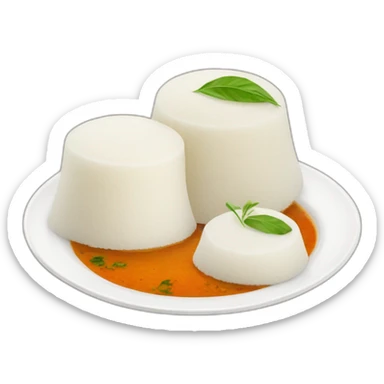 Idli & chutney  sticker
