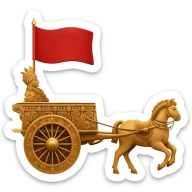 Mahabhart chariot sticker