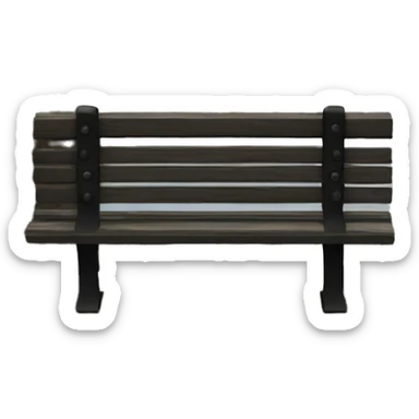 Lonely Bench sticker