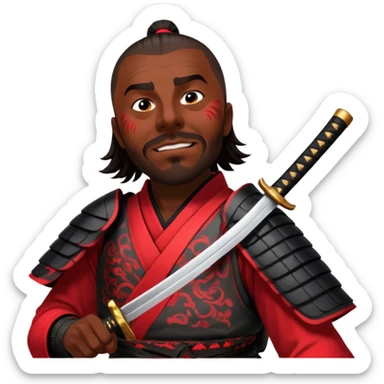 Daring Samurai sticker