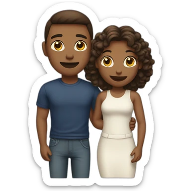 Same sex couple sticker