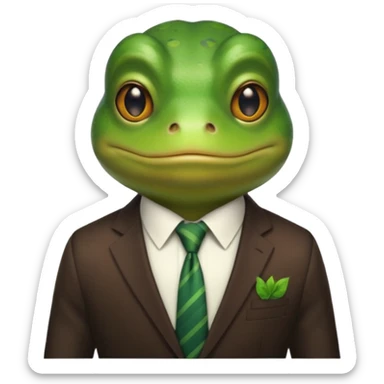 criminal frog sticker