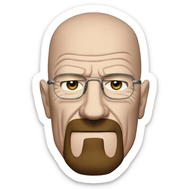 breaking bad walter white TV show sticker