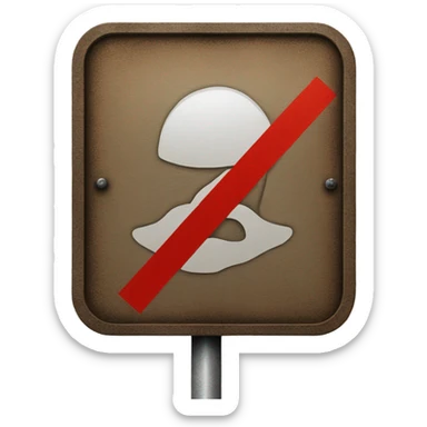 Watch out for poles road sign sticker