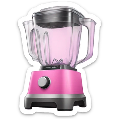 Realistic pink blender  sticker