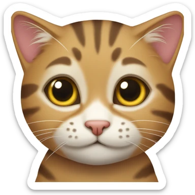tabby cat sticker