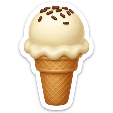 Ice cream sticker