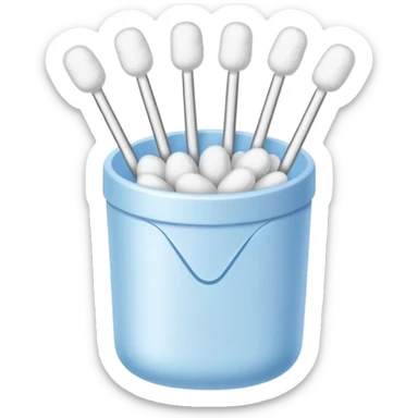Cotton Buds sticker