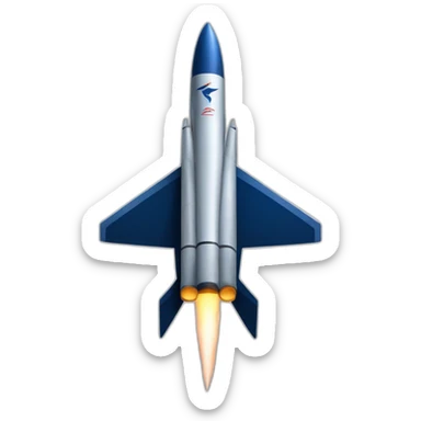 Lockheed Martin missile logo sticker