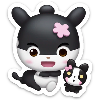 Kuromi and My Melody sticker