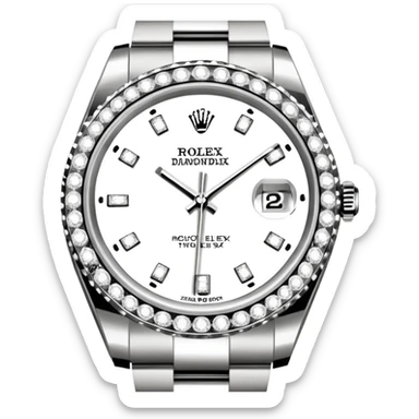 Diamond Rolex sticker