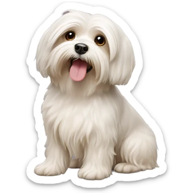 Havanese dog sticker
