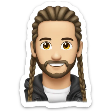 Tom kaulitz no beard sticker