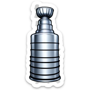 A stanley cup sticker