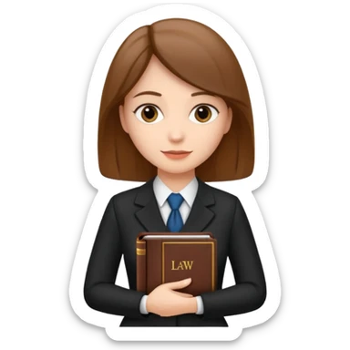 woman lawyer sticker
