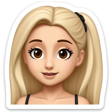 geenerate emoji of Arianna grande sticker