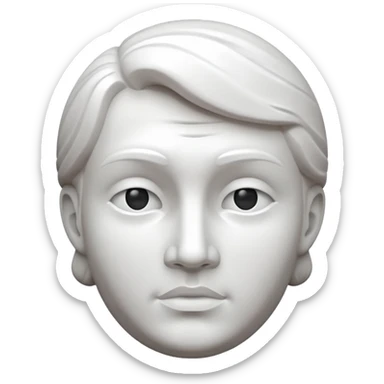 unfinished sculpture sticker