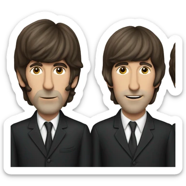 The Beatles band sticker