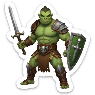 Orc guerrier sticker