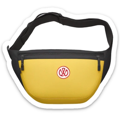 lululemon belt bag sticker