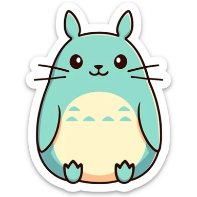 Studio ghibli tattooa sticker