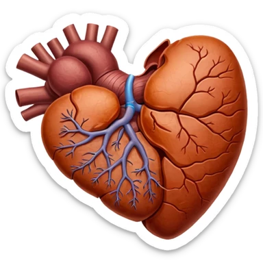 Liver original professional image sticker