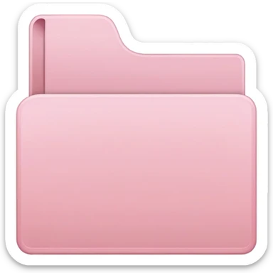 Light pink file sticker