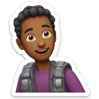 Generate a captivating emoji representing the feeling of an "unexpected surprise." sticker