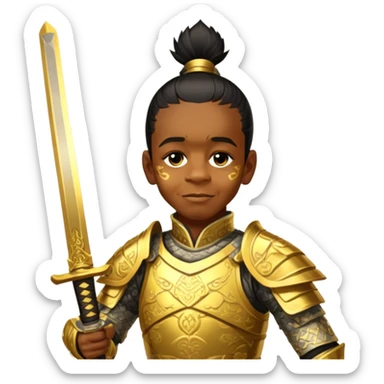Golden Samurai sticker