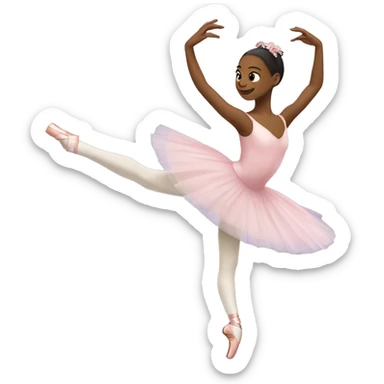 sapatilha de ballet lilás sticker