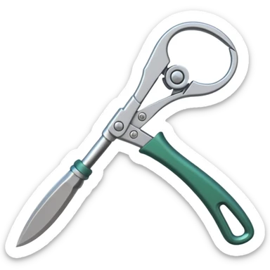 floral pruner sticker