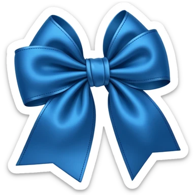 Laço azul escuro  sticker