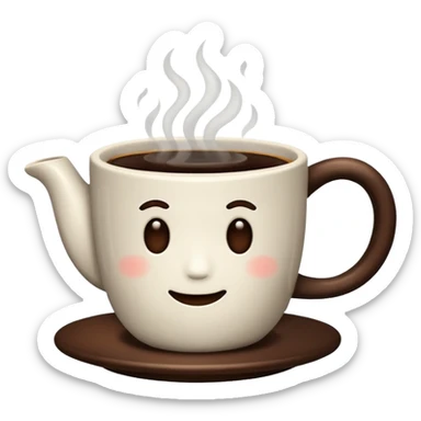 Una tazzina di caffè  sticker