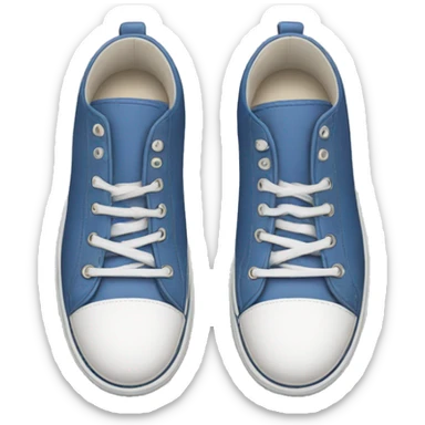 A pair of shoes in our head sticker