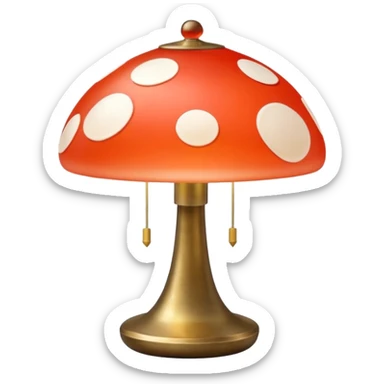 1960s lighting lamp sticker